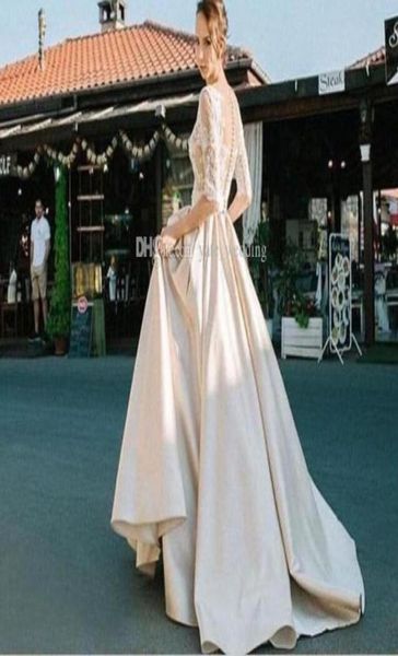gorgeous french lace half sleeve wedding dresses 2018 illusion bodice overskirts long steven khalil real pictures bridal gowns fre7219731, White
gorgeous french lace half sleeve wedding dresses 2018 illusion bodice overskirts long steven khalil real pictures bridal gowns fre7219731, White