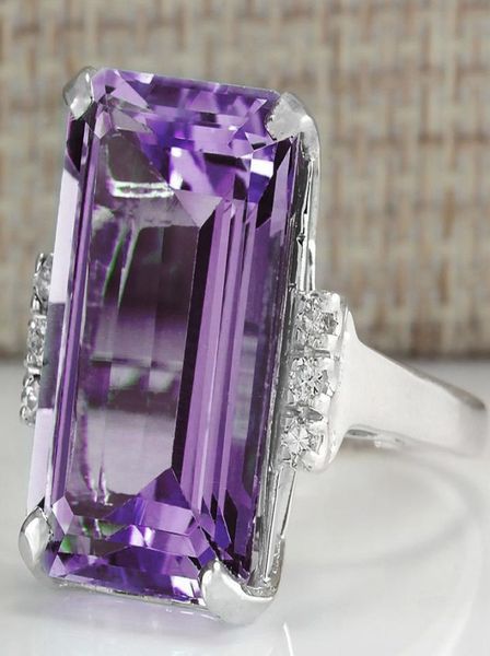 fashion square purple cubic zirconia women039s engagement ring simple white gold filled party anniversary jewellery ring5401500, Silver
fashion square purple cubic zirconia women039s engagement ring simple white gold filled party anniversary jewellery ring5401500, Silver