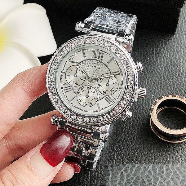 wristwatches fashion luxury designer brand silver watches women watch ladies stainless steel s quartz watch female wristwatches 230807, Slivery;brown
wristwatches fashion luxury designer brand silver watches women watch ladies stainless steel s quartz watch female wristwatches 230807, Slivery;brown