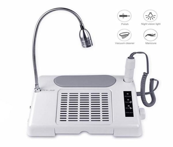 35000rpm 3 in 1 nail driller folder suction dust collector machine filing vacuum cleaner salon manicure tool with desk lamp2056981, Silver
35000rpm 3 in 1 nail driller folder suction dust collector machine filing vacuum cleaner salon manicure tool with desk lamp2056981, Silver