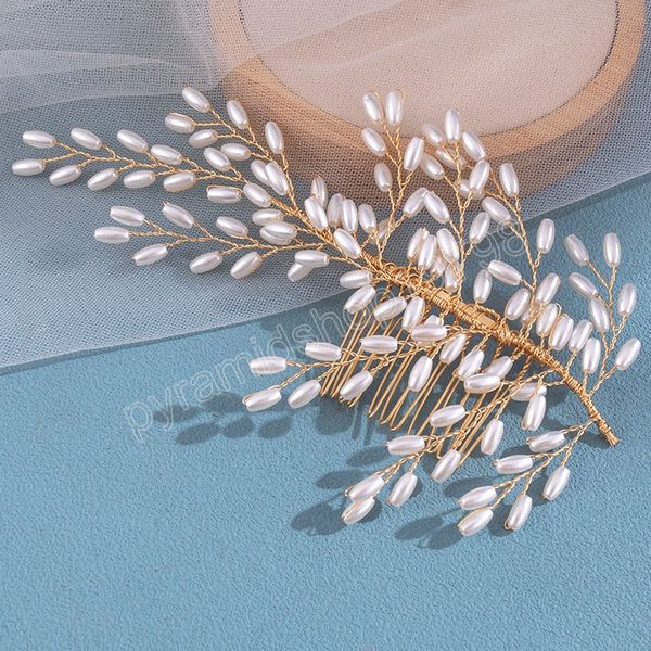 pearl wheat hair combs wedding hair accessories golden hairpin clip princess party hair jewelry bride tiaras gift for women girl, Slivery;white
pearl wheat hair combs wedding hair accessories golden hairpin clip princess party hair jewelry bride tiaras gift for women girl, Slivery;white