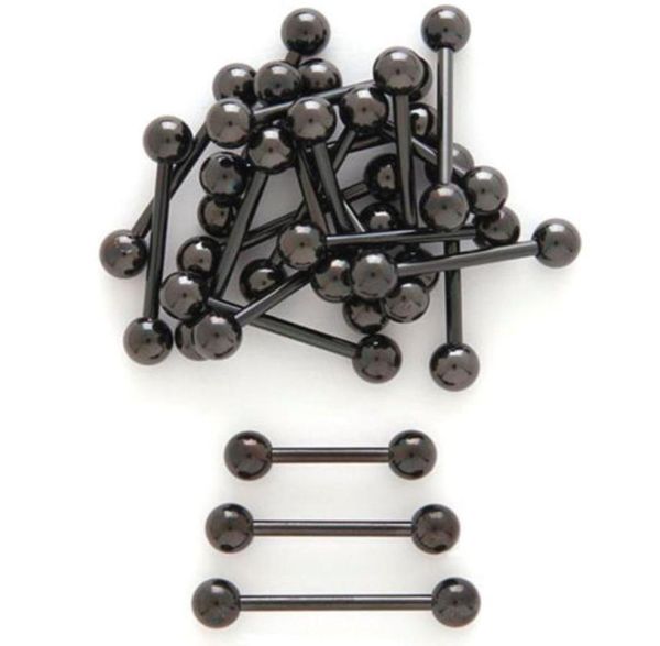 50pcs jewelryall black titanium tongue ring bells 14g16mm nipple ear body piercing jewelry straight barbells4999307, Silver
50pcs jewelryall black titanium tongue ring bells 14g16mm nipple ear body piercing jewelry straight barbells4999307, Silver