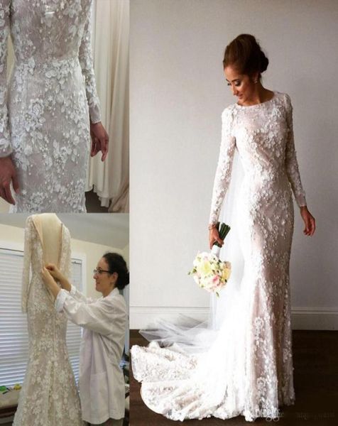 vintage mermaid arabic beige ivory lace wedding dresses long sleeves 3d floral applique pearls muslim bridal gowns sweep train bri4738556, White
vintage mermaid arabic beige ivory lace wedding dresses long sleeves 3d floral applique pearls muslim bridal gowns sweep train bri4738556, White
