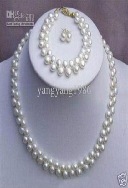 new fine genuine pearl jewelry set natural 78mm natural white pink cultured akoya pearl necklace bracelets earring3716640, Black
new fine genuine pearl jewelry set natural 78mm natural white pink cultured akoya pearl necklace bracelets earring3716640, Black