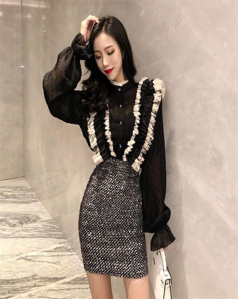 women turtleneck patchwork lace ruffles blouses shirts female full flare sleeve chic chiffon blouses for girls gt6742204092, White
women turtleneck patchwork lace ruffles blouses shirts female full flare sleeve chic chiffon blouses for girls gt6742204092, White