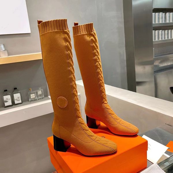 womens boots designer stretch sock boot h home leather martin thick-soled thick high-heeled mid-tube fashion single beige orange factory sup, Black
womens boots designer stretch sock boot h home leather martin thick-soled thick high-heeled mid-tube fashion single beige orange factory sup, Black