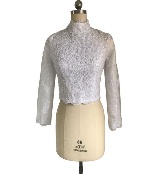 muslim wedding boleros with lining jackets high neck ivory white long sleeve lace beaded bridal jacket shrug 2017 elegant wrap8149387
muslim wedding boleros with lining jackets high neck ivory white long sleeve lace beaded bridal jacket shrug 2017 elegant wrap8149387