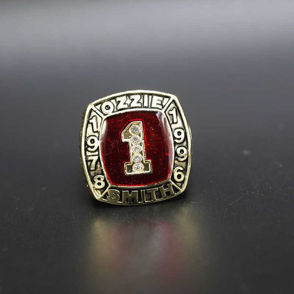 mlb baseball hall of fame championship ring 1978 1996 star ozzie smith front 1 number, Silver
mlb baseball hall of fame championship ring 1978 1996 star ozzie smith front 1 number, Silver