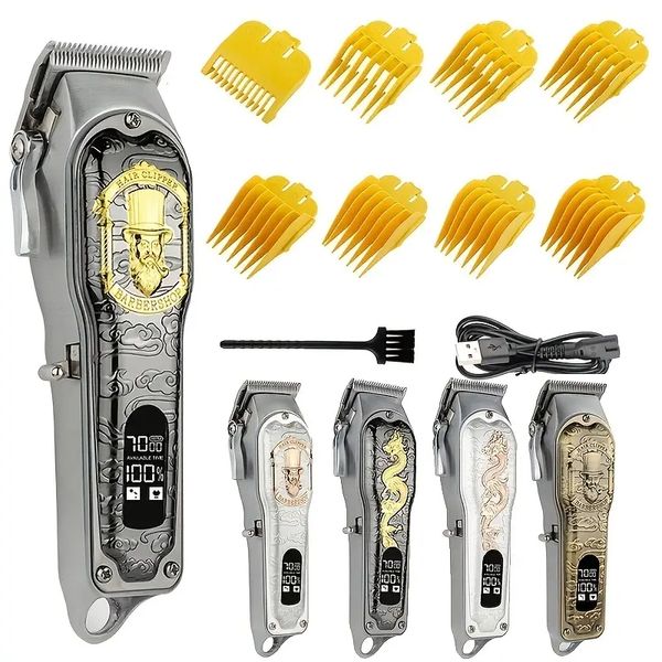 upgrade your grooming routine with professional hair clippers - led display, cordless & rechargeable
upgrade your grooming routine with professional hair clippers - led display, cordless & rechargeable