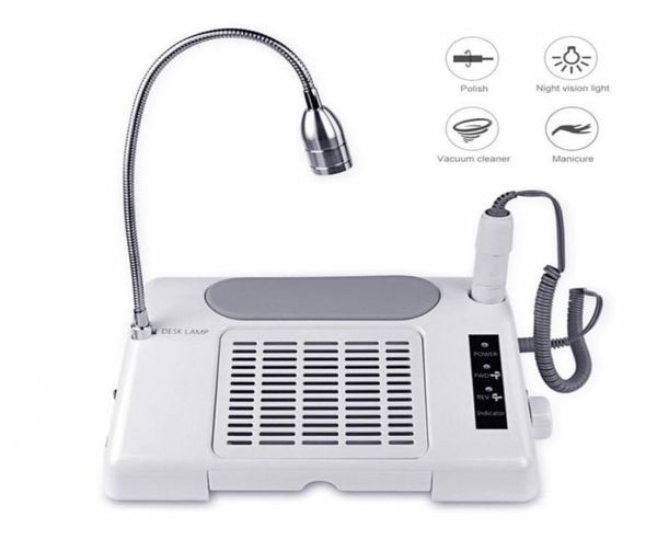 35000rpm 3 in 1 nail driller folder suction dust collector machine filing vacuum cleaner salon manicure tool with desk lamp5661977, Silver
35000rpm 3 in 1 nail driller folder suction dust collector machine filing vacuum cleaner salon manicure tool with desk lamp5661977, Silver