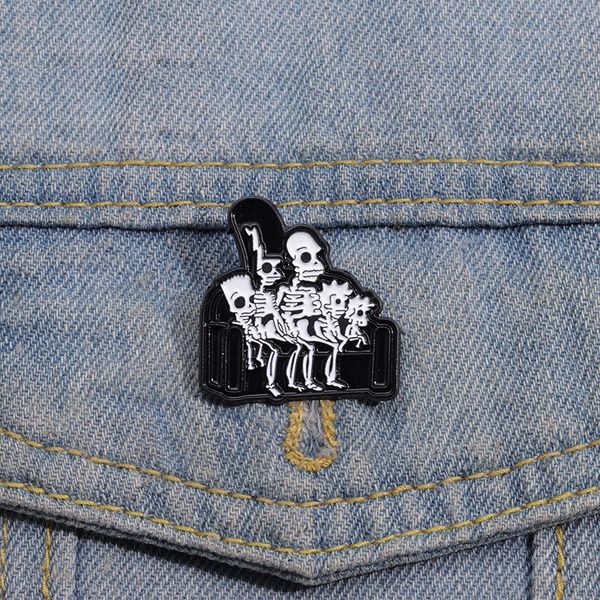 cartoon anime enamel pins custom skeleton family brooches lapel badges punk gothic halloween jewelry gift for friends, Blue
cartoon anime enamel pins custom skeleton family brooches lapel badges punk gothic halloween jewelry gift for friends, Blue