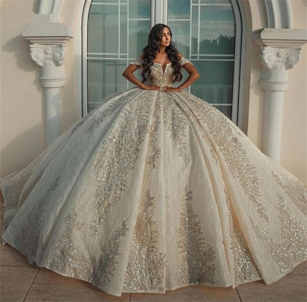 plus size puffy princess ball gown wedding dresses sequins tulle lace appliques luxury formal dubai bride dress custom made 20239496847, White
plus size puffy princess ball gown wedding dresses sequins tulle lace appliques luxury formal dubai bride dress custom made 20239496847, White