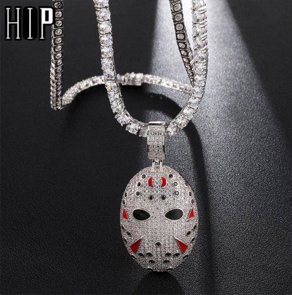 hip hop iced out bling cubic zirconia jason mask necklaces pendants for men jewelry with tennis chain7047347, Silver
hip hop iced out bling cubic zirconia jason mask necklaces pendants for men jewelry with tennis chain7047347, Silver