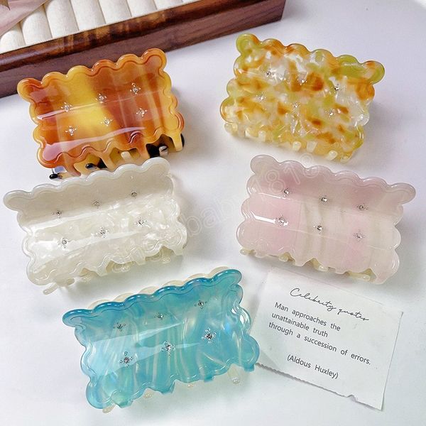 new creative design 7.8cm cute wavy cookie acetic acid hair clip fashion rhinestones ponytail clip hair accessories for cute girls, Slivery;white
new creative design 7.8cm cute wavy cookie acetic acid hair clip fashion rhinestones ponytail clip hair accessories for cute girls, Slivery;white