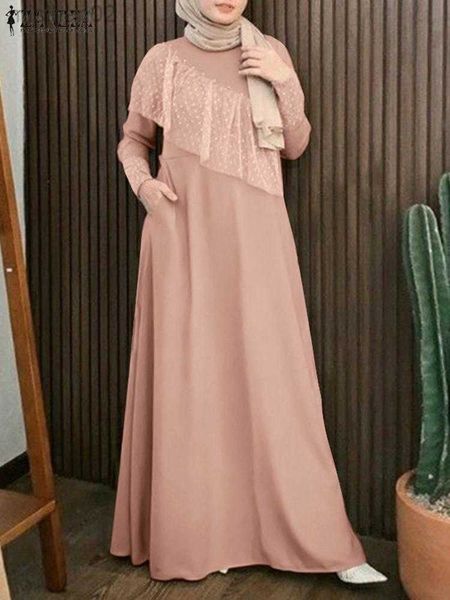 basic casual dresses autumn abayas for women zanzea muslim lace patchwork dress dubai turkey kaftan loose robe party dresses oversized vesti, Black;gray
basic casual dresses autumn abayas for women zanzea muslim lace patchwork dress dubai turkey kaftan loose robe party dresses oversized vesti, Black;gray