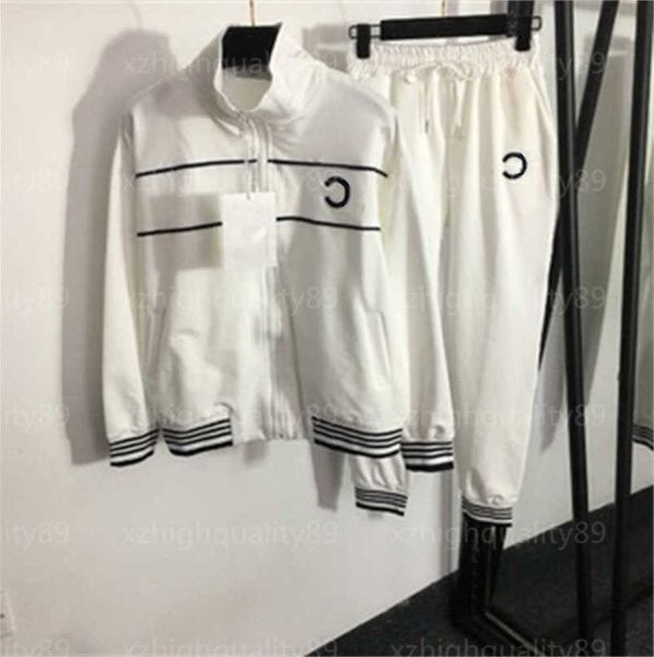 womens tracksuits pants set designer sweatpants sweatshirt pinstripe standing collar zipper jacket elastic waist pants tracksuit women two p, White
womens tracksuits pants set designer sweatpants sweatshirt pinstripe standing collar zipper jacket elastic waist pants tracksuit women two p, White