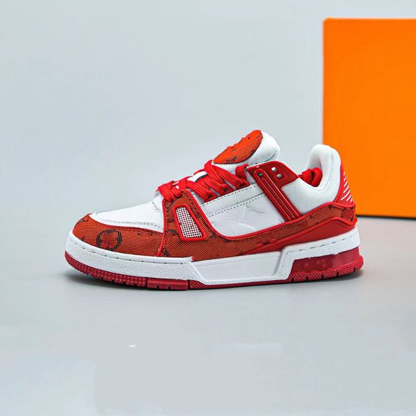 designer shoes logo embossed trainer denim sneaker white black sky blue green pink red luxurys mens casual sneakers low platform womens trai, Red;white
designer shoes logo embossed trainer denim sneaker white black sky blue green pink red luxurys mens casual sneakers low platform womens trai, Red;white