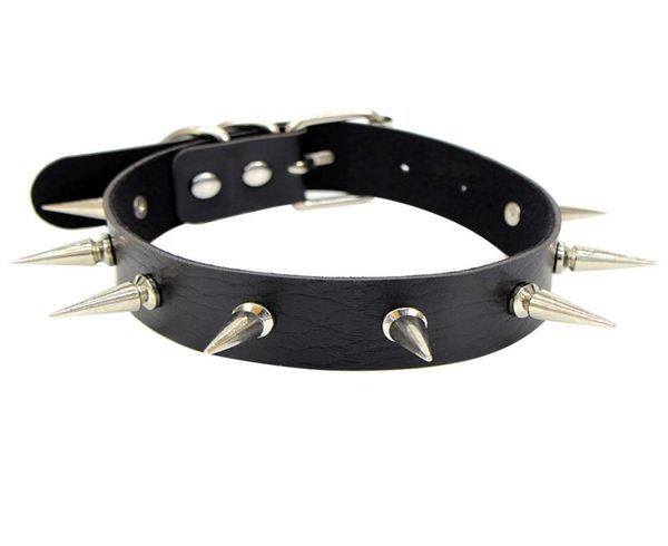 black punk spike choker for women adjustable softer pu leather cute party jewelry necklace with easy wear buckle7455754, Golden;silver
black punk spike choker for women adjustable softer pu leather cute party jewelry necklace with easy wear buckle7455754, Golden;silver
