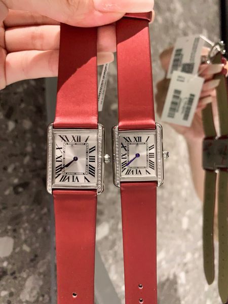 luxury womens wrist watches tank watches for women quartz diamond milk white dial satin silk strap crystal mirror square face watches ladies, Slivery;brown
luxury womens wrist watches tank watches for women quartz diamond milk white dial satin silk strap crystal mirror square face watches ladies, Slivery;brown