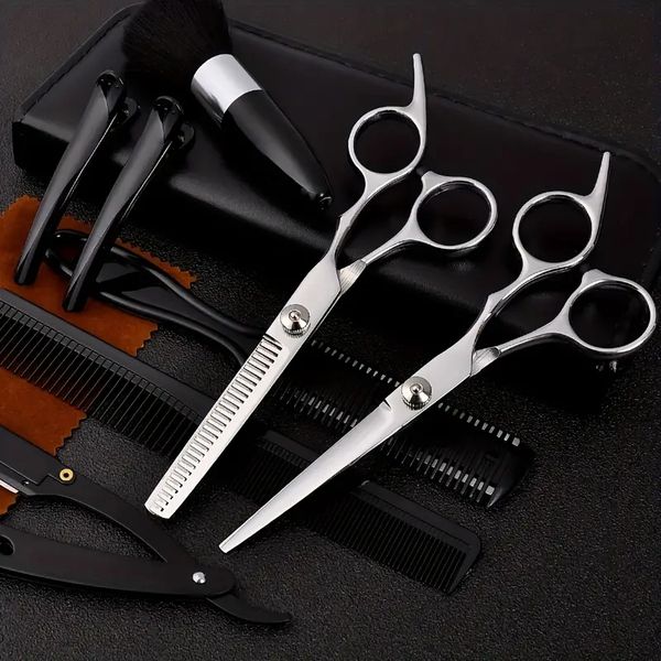11pcs professional jp 4cr steel 6 inch stainless steel hair cutting scissors haircut thinning barber cut shears razor tools hairdresser scis
11pcs professional jp 4cr steel 6 inch stainless steel hair cutting scissors haircut thinning barber cut shears razor tools hairdresser scis
