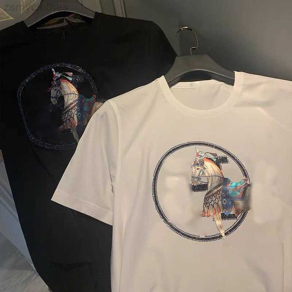 men's t-shirts luxury h mens t shirt designer t shirts men women round neck tee man short sleeved t-shirt pullover 100% cotton sweatshi, White;black
men's t-shirts luxury h mens t shirt designer t shirts men women round neck tee man short sleeved t-shirt pullover 100% cotton sweatshi, White;black