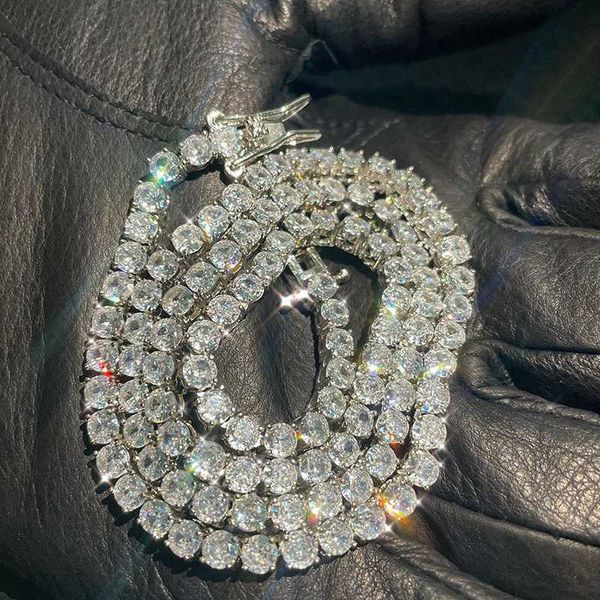 designer hiphop jewelry men iced out choker necklace copper iced out cuban link chains cz chain tennis 3m 4mm 5mm, Silver
designer hiphop jewelry men iced out choker necklace copper iced out cuban link chains cz chain tennis 3m 4mm 5mm, Silver