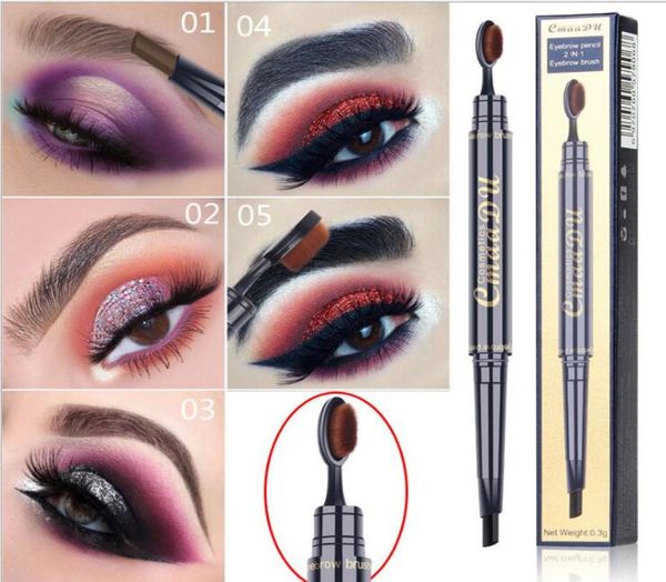 cmaadu makeup double eyebrow pencil brow crayon ebony soft brown dark medium chocolate5893854
cmaadu makeup double eyebrow pencil brow crayon ebony soft brown dark medium chocolate5893854