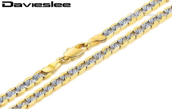 davieslee mens womens necklace yellow gold filled chain curb cuban link hip hop whole necklace jewelry 4mm lgn648369017, Silver
davieslee mens womens necklace yellow gold filled chain curb cuban link hip hop whole necklace jewelry 4mm lgn648369017, Silver