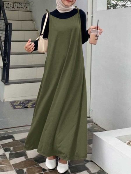 basic casual dresses zanzea muslim fashion straps dress woman sleeveless o-neck tank vestidos female elegant party sundress eid mubarek maxi, Black;gray
basic casual dresses zanzea muslim fashion straps dress woman sleeveless o-neck tank vestidos female elegant party sundress eid mubarek maxi, Black;gray