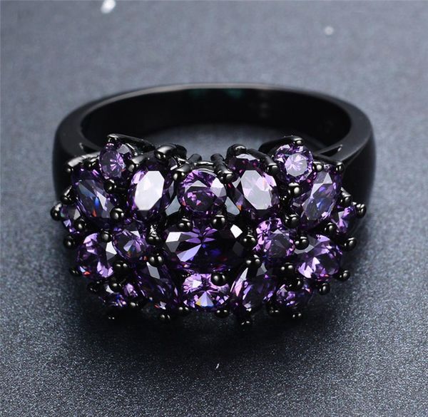 small oval purple crystal zircon star flower rings for women men vintage black gold multicolor stone ring female wedding jewelry8074971, Silver
small oval purple crystal zircon star flower rings for women men vintage black gold multicolor stone ring female wedding jewelry8074971, Silver