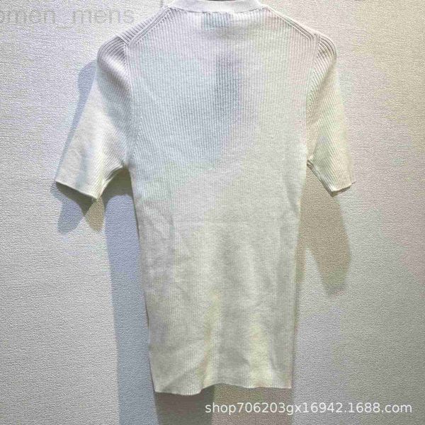 women's knits & tees designer 23 nanyou summer and autumn slim fit super elastic knitted round neck jacquard letter short sleeve tn31, White
women's knits & tees designer 23 nanyou summer and autumn slim fit super elastic knitted round neck jacquard letter short sleeve tn31, White