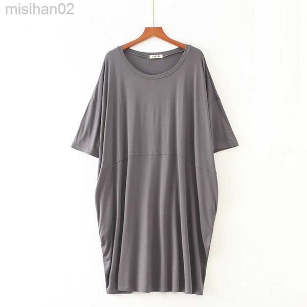 basic casual dresses plus size 8xl 150kg nightgown women night dress soft summer solid color o-neck sleepwear short sleeve casual home dress, Black;gray
basic casual dresses plus size 8xl 150kg nightgown women night dress soft summer solid color o-neck sleepwear short sleeve casual home dress, Black;gray