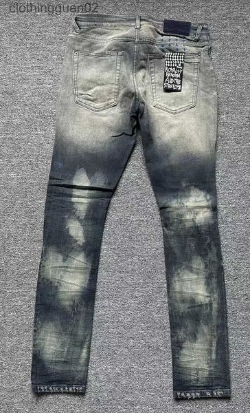 ksubi jeans men men's spring/summer washed old worn hole jeans slim fit elastic pants, Blue
ksubi jeans men men's spring/summer washed old worn hole jeans slim fit elastic pants, Blue