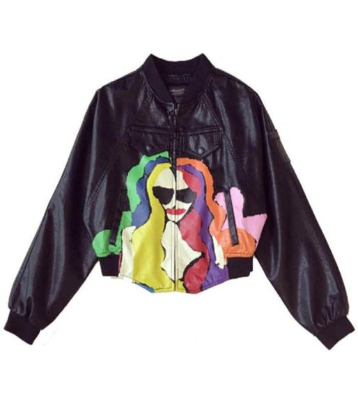 ailegogo 2019 new women faux leather short jacket coats autumn print zipper pu leather jacket black lady motorcycle outwear4907686
ailegogo 2019 new women faux leather short jacket coats autumn print zipper pu leather jacket black lady motorcycle outwear4907686