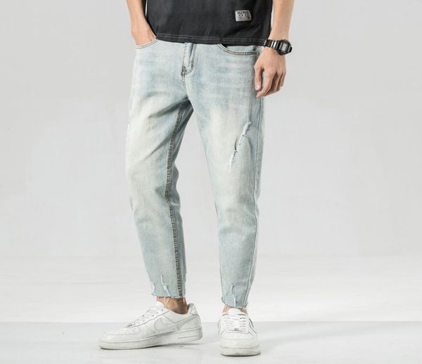 jeans for men new jeans men039s korean version of the trendy elastic drawstring men039s cropped pants1203444, Blue
jeans for men new jeans men039s korean version of the trendy elastic drawstring men039s cropped pants1203444, Blue