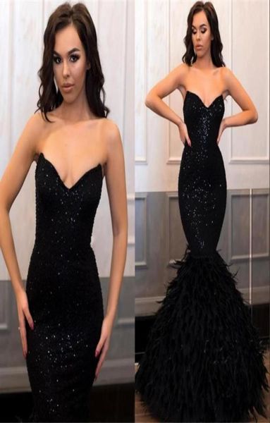 modest black sequins prom evening dresses 2019 vintage mermaid formal party gown sheath strapless feather pageant dresses bc08773373
modest black sequins prom evening dresses 2019 vintage mermaid formal party gown sheath strapless feather pageant dresses bc08773373