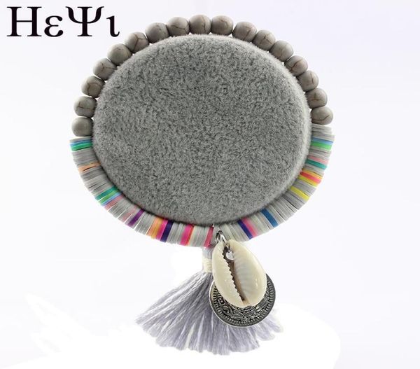 bangle fashion colorful natural stone handmade bracelet with tassels pendant shell jewel girl19138260, Black
bangle fashion colorful natural stone handmade bracelet with tassels pendant shell jewel girl19138260, Black