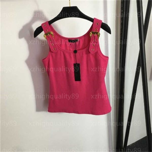 summer women tshirt tank r camisole metal alphabet shoulder buckle design fashion comfort camisoles designers t-shirt womens clothing, White
summer women tshirt tank r camisole metal alphabet shoulder buckle design fashion comfort camisoles designers t-shirt womens clothing, White