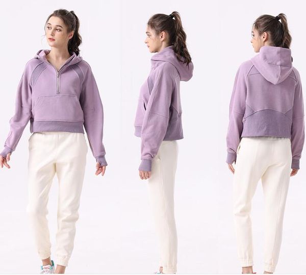 womens autumn hoodies sweatshirt yoga suit jacket ladies sport half zipper thick loose short style with fleece sweatshirts women
womens autumn hoodies sweatshirt yoga suit jacket ladies sport half zipper thick loose short style with fleece sweatshirts women