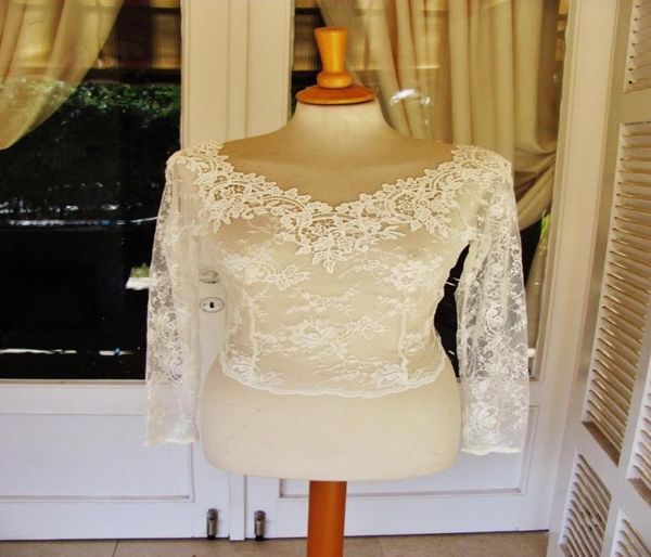 v neck wedding jacket bolero appliques lace transparent bridal accessories white ivory long sleeves shrugs6339985
v neck wedding jacket bolero appliques lace transparent bridal accessories white ivory long sleeves shrugs6339985