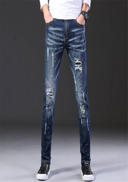 2020 fashion casual jeans mens straight stretch dot craft little feet skinny jens men scratched blue hole denim tide pantses6868178094
2020 fashion casual jeans mens straight stretch dot craft little feet skinny jens men scratched blue hole denim tide pantses6868178094