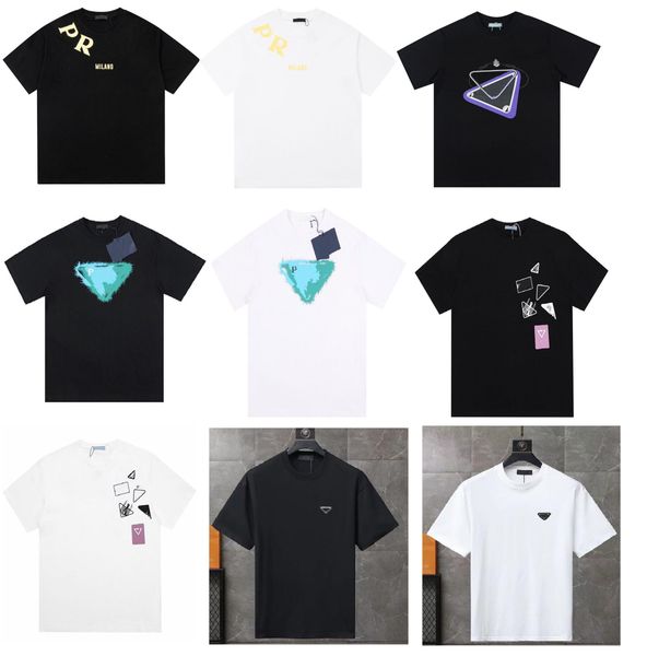 designer brand mens t-shirts classic metal triangle round neck short sleeve tees clothes letter printed couple loose cotton short sleeve t-s, White;black
designer brand mens t-shirts classic metal triangle round neck short sleeve tees clothes letter printed couple loose cotton short sleeve t-s, White;black