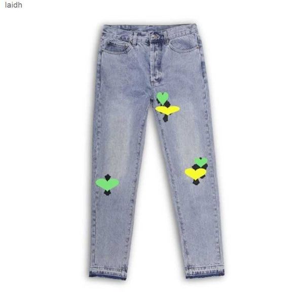 men's jeans designers chrome trousers heart jean men embroidery patchwork ripped for trend brand motorcycle pant amig, Blue
men's jeans designers chrome trousers heart jean men embroidery patchwork ripped for trend brand motorcycle pant amig, Blue