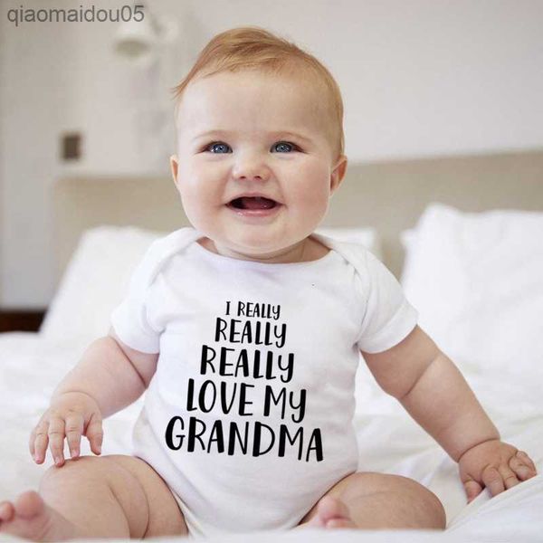 i really love my grandma printed newborn baby bodysuit cute cotton baby boy girls onesies rompers body baby clothes l230712, Blue
i really love my grandma printed newborn baby bodysuit cute cotton baby boy girls onesies rompers body baby clothes l230712, Blue