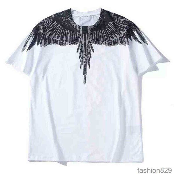 2022 men's t-shirts summer european and american tide mb wings water drop feather short-sleeved women's cotton round neck loose 12, White;black
2022 men's t-shirts summer european and american tide mb wings water drop feather short-sleeved women's cotton round neck loose 12, White;black
