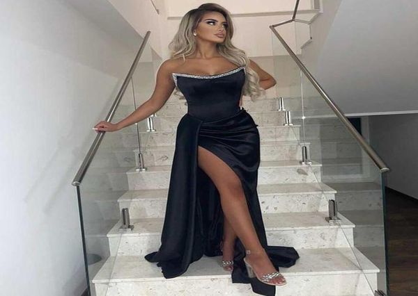 2022 black prom dresses beaded strapless side split long dress for bride special occasion zipper back cocktail party evening 5664024
2022 black prom dresses beaded strapless side split long dress for bride special occasion zipper back cocktail party evening 5664024