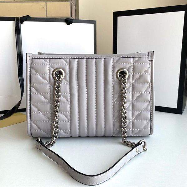 marmont totes shopping bag vertical diagonal stitching chain shoulder bags genuine leather women handbag purse classic letter silver hardwar
marmont totes shopping bag vertical diagonal stitching chain shoulder bags genuine leather women handbag purse classic letter silver hardwar