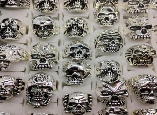 whole lots 50pcs vintage skull carved biker men039s silver plated rings jewelry all big size3536625
whole lots 50pcs vintage skull carved biker men039s silver plated rings jewelry all big size3536625