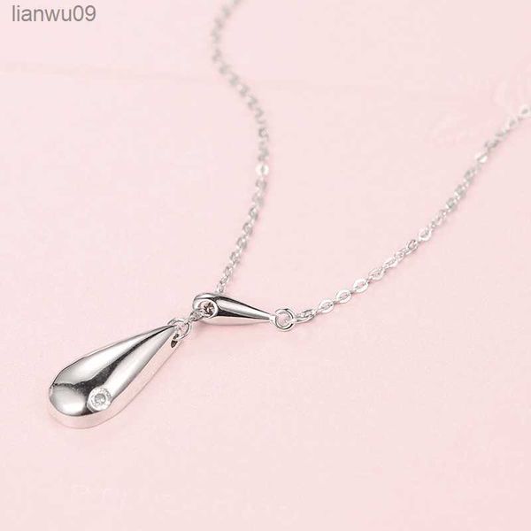 new arrivals 925 sterling silver water droplets necklaces pendant pure silver jewelry for women l230704
new arrivals 925 sterling silver water droplets necklaces pendant pure silver jewelry for women l230704