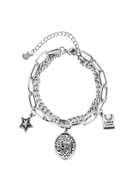 sliver charm bracelets for women or men link double layer jewelry adjustable opening girls valentines day gifts30424232043694, Golden;silver
sliver charm bracelets for women or men link double layer jewelry adjustable opening girls valentines day gifts30424232043694, Golden;silver
